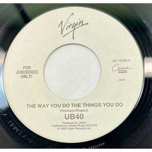 UB40 The Way You Do the Things You Do / Here I Am 45 Reggae 1989 Virgin 17448